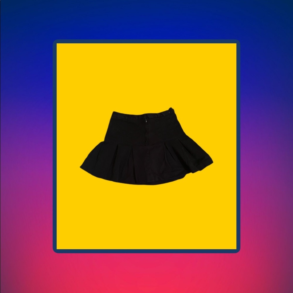 Black mini skirt from The Gap